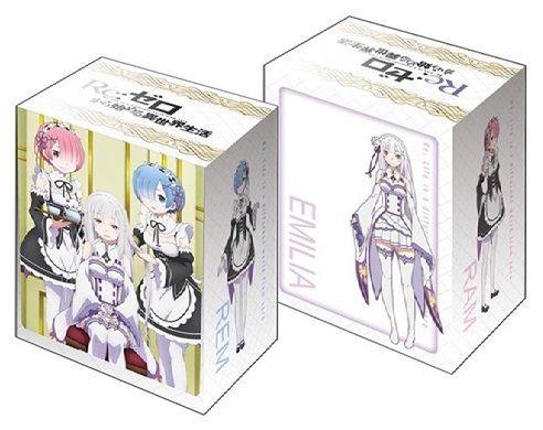 Bushiroad Deck Holder Collection V2 Vol. 093 Re:Zero kara Hajimeru Isekai Seikatsu Emilia & Ram & Rem